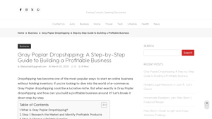 Gray Poplar Dropshipping: A Step-by-Step Guide to Building a Profitable ... - gray poplar supplier