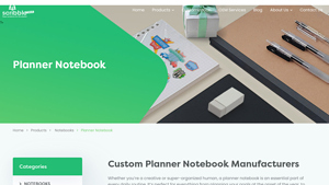 Custom Planner Notebook 2021 - Create your own at Scribble Tree - customized planner supplier
