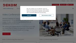Video Conferencing - DEKOM - video conferencing equipment supplier