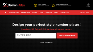 The UK's Original Custom Number Plate Supplier | Demon Plates - licence plate manufacturers