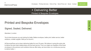 Denmore Press | Printed & Bespoke Envelopes - envelope supplier