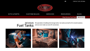 Fuel Tanks - Custom - Devious Customs - custom fuel tank fabrication