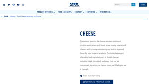 Food Manufacturing Cheese Supplier | Block, Shredded, & More - cheese supplier