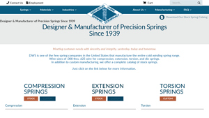 Custom & Stock Spring Manufacturer & Designer | Diamond Wire Spring Company - custom spring supplier