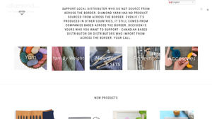 Leading Yarn Distributor in North America | Diamond Yarn of Canada - yarn suppliers