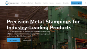 Precision Metal Stamping and Tool & Die | Die-Matic - metal stamping supplier