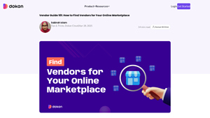 Vendor Guide 101: How to Find Vendors for Your Online Marketplace - online supplier and vendor directories