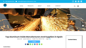 Top Aluminum Oxide Manufacturers And Suppliers in Spain - spanish suppliers