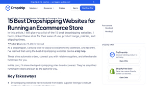 15 Best Dropshipping Websites for Running an Ecommerce Store - drop shipping supplier platforms with storefront