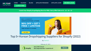 Top 5+ Korean Dropshipping Suppliers for Shopify (2022) - korean beauty products supplier
