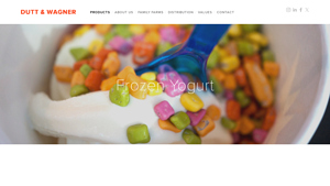 Frozen Yogurt - Dutt & Wagner - yogurt ice cream supplier