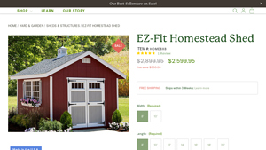 EZ-Fit Homestead Shed - Eartheasy.com - homestead supplier sheds