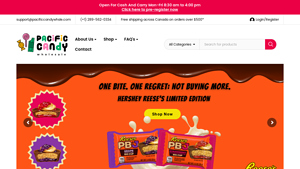 Pacific Candy Wholesale | Canada's Largest Candy Wholesaler - chocolate goodies supplier in toronto