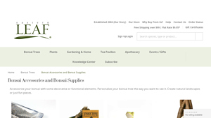 Bonsai Accessories and Bonsai Supplies - Eastern Leaf - bonsai plant supplier