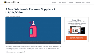 9 Best Wholesale Perfume Suppliers in US/UK/China - perfume distributors supplier