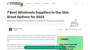 7 Best Wholesale Suppliers in the USA: Great Options for 2023 - wholesale retail suppliers