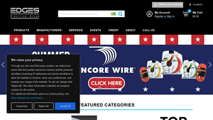 California Based Electrical & Industrial Wholesale Distributor | Edges ... - wholesale electrical supplier