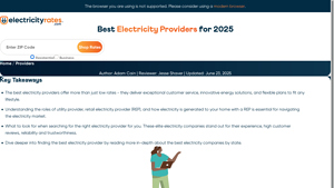 Best Electricity Providers of 2025 - best energy supplier