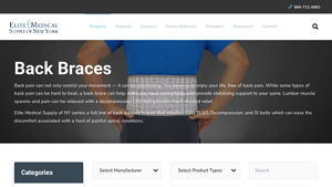Back Braces & Back Supports - Elite Medical Supply of NY - medical back brace supplier