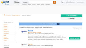 Power Plant Equipment Suppliers & Manufacturers - power plant equipment supplier