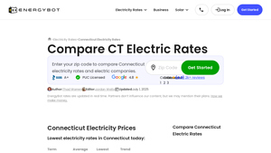 CT Electric Rates: Compare Energy Rates in Connecticut - EnergyBot - electric supplier rates in ct