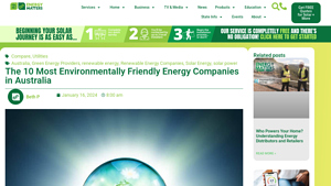 The 10 Most Environmentally Friendly Energy Companies in Australia - eco friendly energy supplier