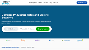 PA Electric Rates | Compare Electric Rates in PA - EnergyPricing.com - electric supplier rates in pa