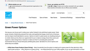 Green Power Options - ENERGY STAR - green energy supplier