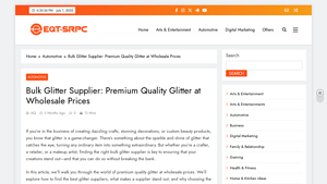 Bulk Glitter Supplier: Premium Quality Glitter at Wholesale Prices ... - bulk glitter supplier