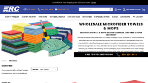 Wholesale Microfiber Towels & Mops - ERC Wiping Products - microfiber towel supplier