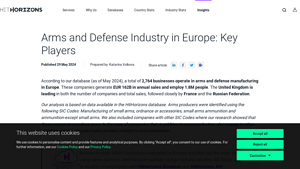 Arms and Defense Industry in Europe: Key Players - HitHorizons - weapon suppliers