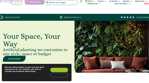Evergreen Direct | Artificial Plants, Trees, Living Walls & Hedges - artificial plant supplier