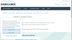 Electric Supply Rates - Eversource - electric supplier rates in ct