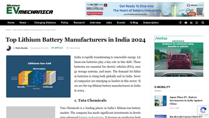 Top Lithium Battery Manufacturers in India 2024 - lithium ion suppliers
