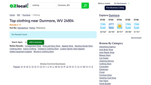 Dunmore Clothing Business Listings - EZlocal - apparel supplier in dunmore