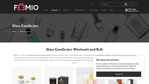 Glass Candle Jars Manufacturer Factory, Supplier, Wholesale - FEEMIO - candle wholesale supplier