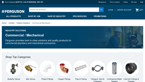 Commercial Plumbing & Mechanical Contractor Supply | Ferguson - commercial supplier