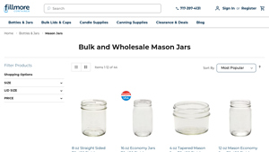 Mason Jars Bulk and Wholesale - Fast Shipping - Fillmore Container - mason jar supplier