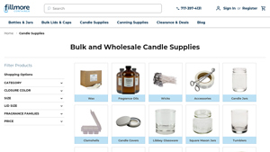 Candle Supplies Bulk and Wholesale - Fast Shipping - Fillmore Container - candle supplier
