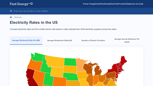 Compare Electricity Providers and Rates - FindEnergy - energy supplier comparison