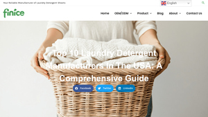 Top 10 Laundry Detergent Manufacturers in the USA: A Comprehensive Guide - laundry detergent supplier