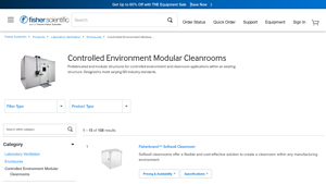 Controlled Environment Modular Cleanrooms | Fisher Scientific - modular clean room supplier