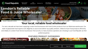 Food & Juice Wholesale Supplier in London | Food Republic - london supplier