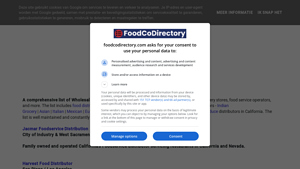 List of Wholesale Food Distributors in California - food service supplier