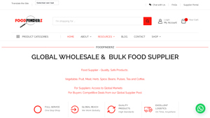 Foodfinderz - Global Wholesale and Bulk Food Supplier - bulk food supplier