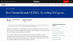 Best Vitamin Brands Of 2025: Expert Reviewed - Forbes Health - best vitamin supplier