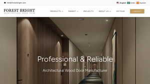 Architectural Wood Door Manufacturer - Forest Bright Wood Door - solid wood door supplier china