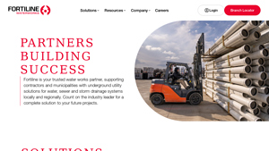 Home | Fortiline - water works equipment supplier