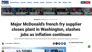 Major french fry supplier slashes jobs | Fox Business - fries supplier