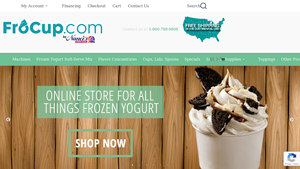 FroCup - Frozen Yogurt Mix, Smoothie Supply, Soft Serve Machines - yogurt ice cream supplier